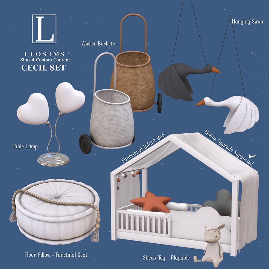 Скриншот мода Набор для детской Cecil Set